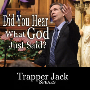 Did You Hear What God Just Said? CD Cover
